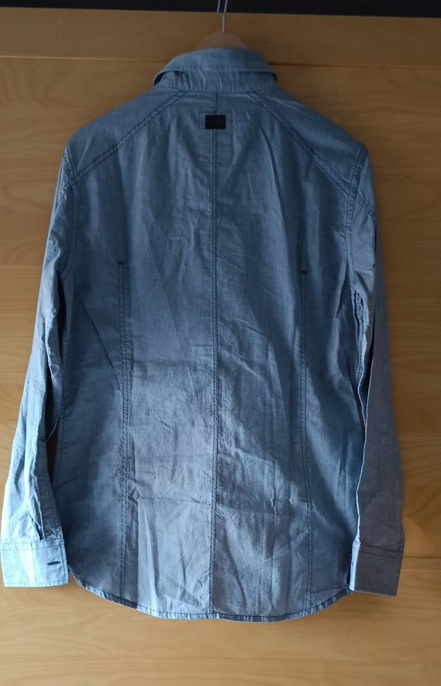 Camisa G-Star Raw Hombre gris