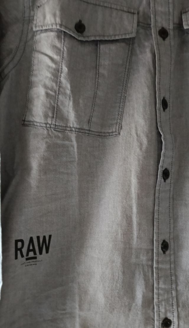 Camisa G-Star Raw Hombre gris