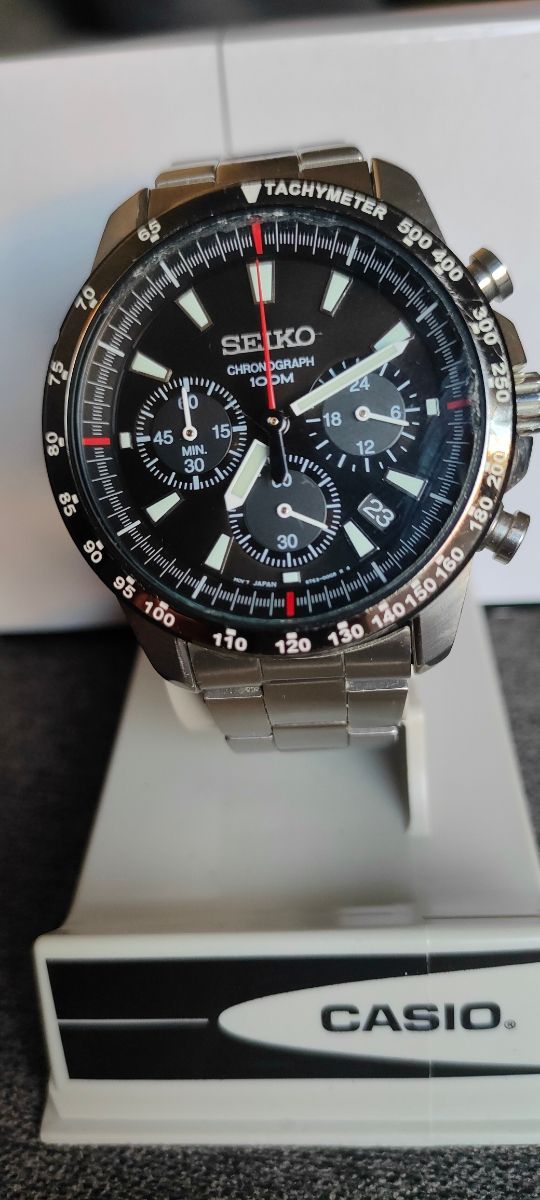 Reloj Seiko SBB031 Cronógrafo 41mm.