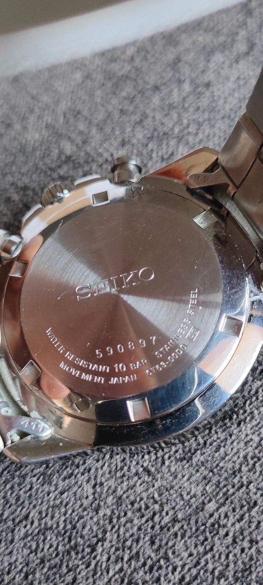 Reloj Seiko SBB031 Cronógrafo 41mm.