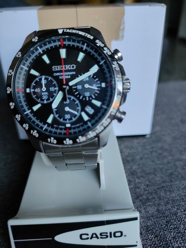 Reloj Seiko SBB031 Cronógrafo 41mm.