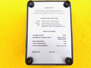 Pedale Chorus Ross Vintage anni '80 R88 Chitarra