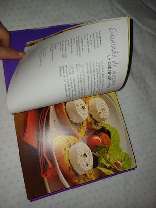 Libro pequeño de bolsillo cocina rápida,fácil,