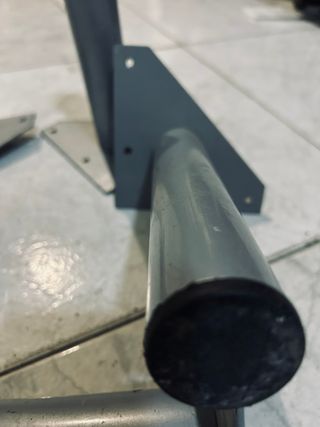 4 Patas Mesa Metal Gris