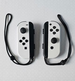 Joycons blancos Nintendo Switch Oled