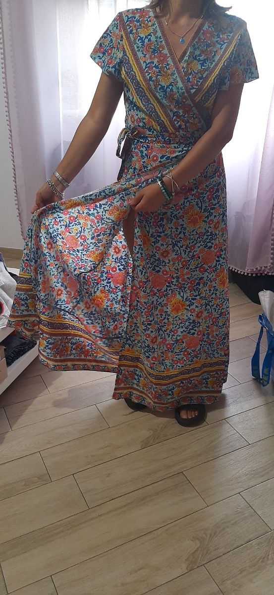 Vestito lungo estivo floreale