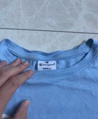 T-shirt Champion blu taglia S