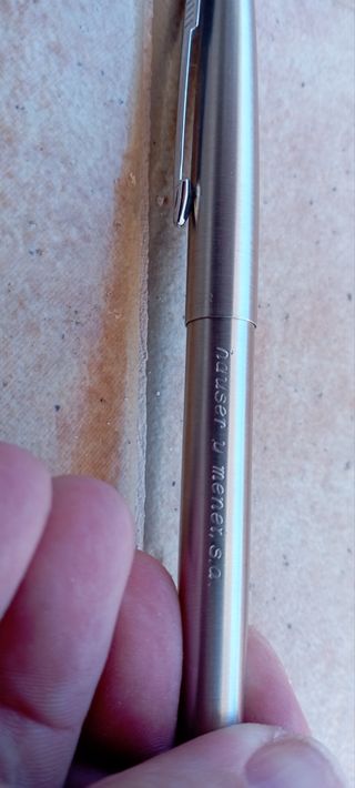 Rotulador Parker vintage Hauser & Menet