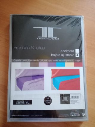 Sábana bajera ajustable cama 90 - Beige