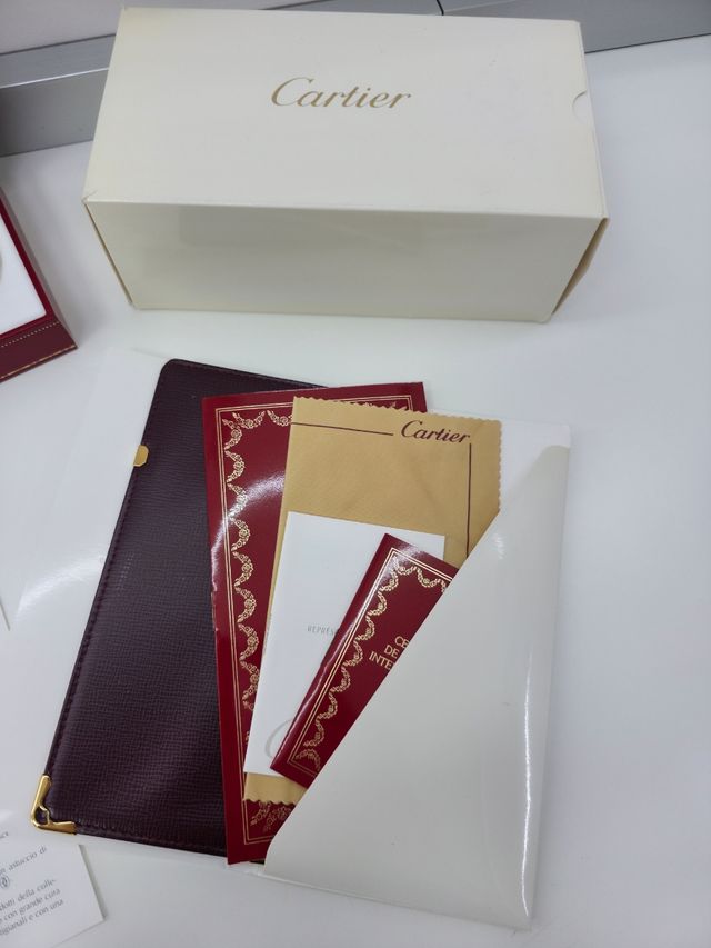 Cartier Vintage Bubinga Bagatelle Occhiali Gold