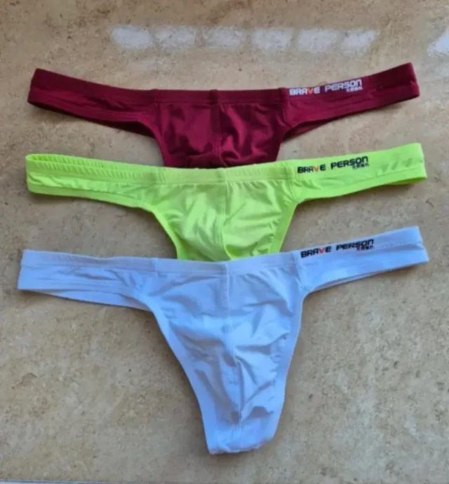 Tanga Hombre Brave Person - 3 Unidades