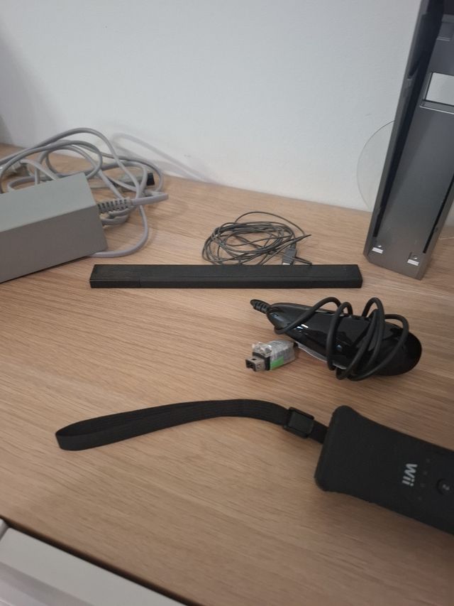 Wii negra + New Super Mario Bros. Wii