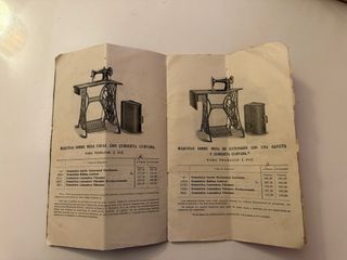 Máquina de coser Singer 1915 Antigua