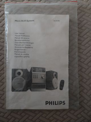 Minicadena Philips MCM190 - sonido nítido