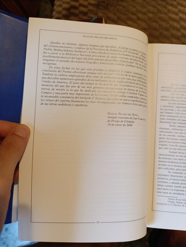 La Florida de Fray Alonso Gregorio de Escobedo