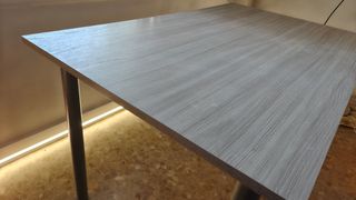 Mesa gris - 129x80 cm