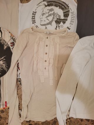 6 Camisetas Mujer - Diesel, Miss Sixty - Talla M