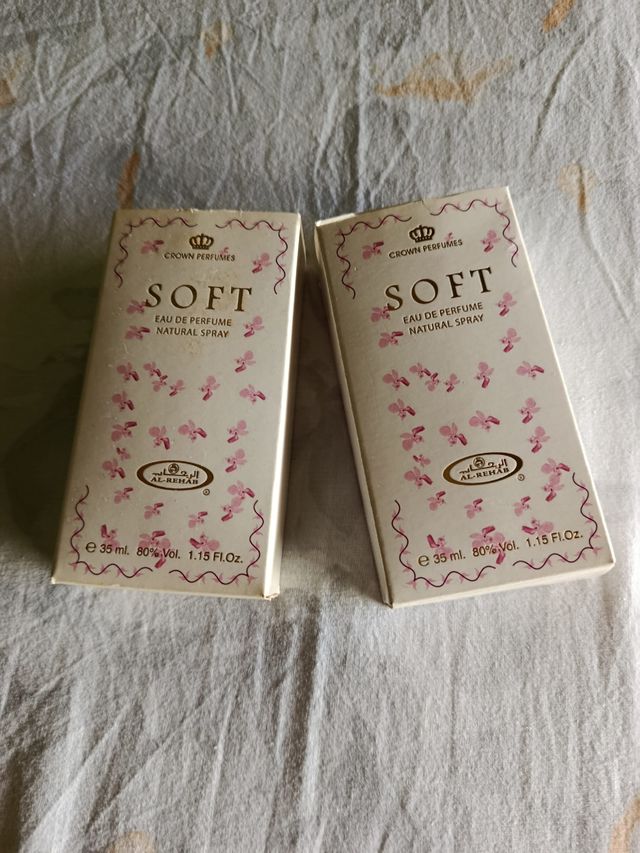 2 Perfumes Al-Rehab Soft Árabe de Mujer