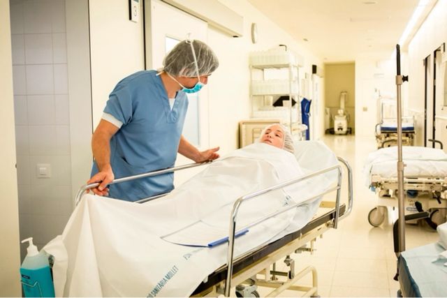 El cuidado de personas mayores a domicilio.