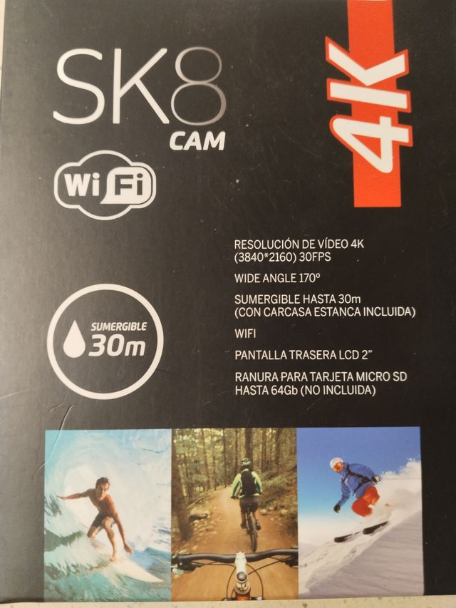 Telecamera sportiva SK8 4K