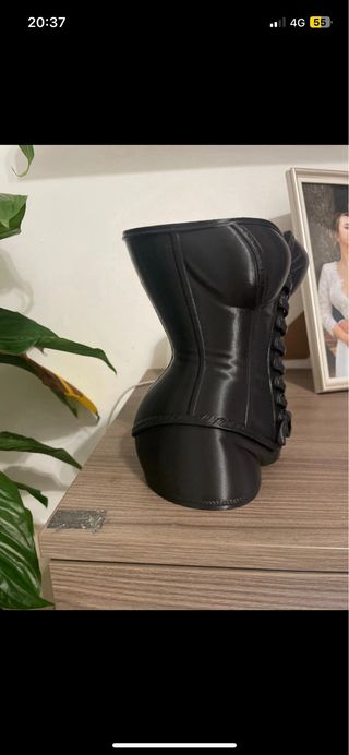 Vaso Corsetto 3D - Nero pla petg