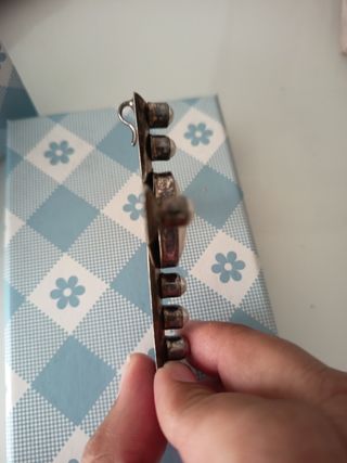 Cruz plata perlas | Joya vintage