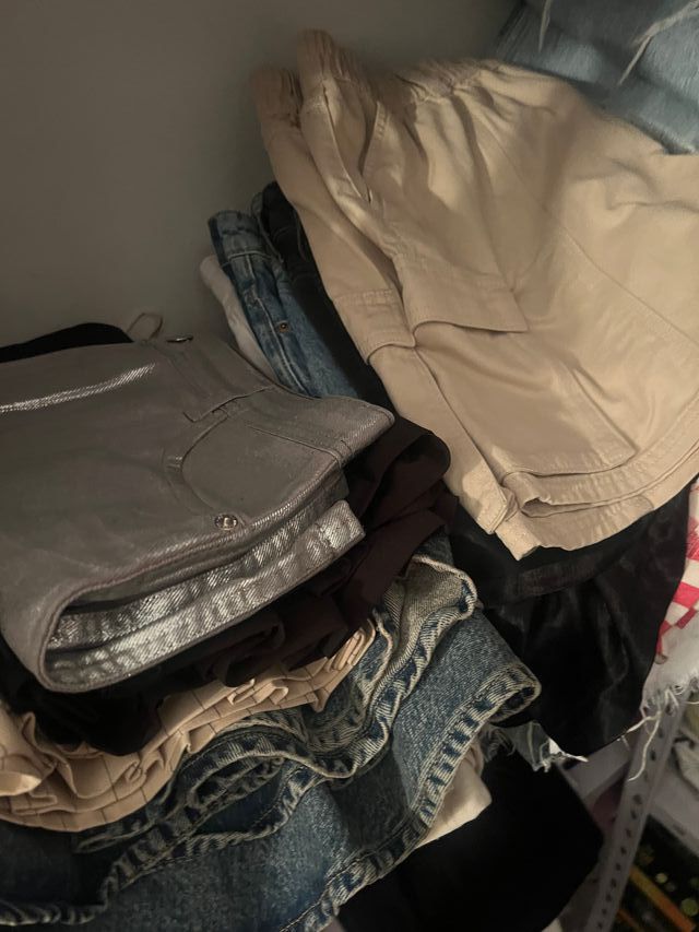 Faldas vaqueras - azul y beige y otras varias tall