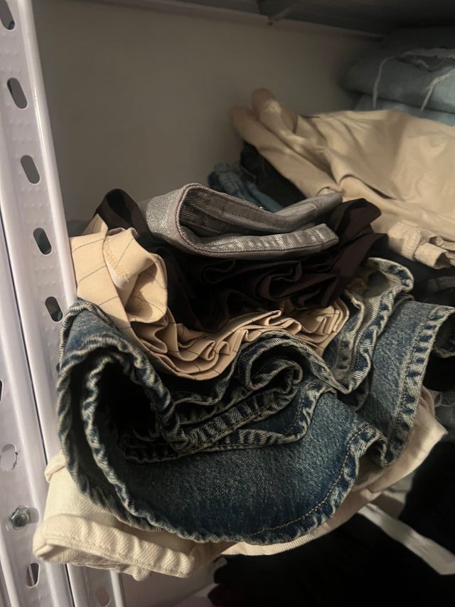 Faldas vaqueras - azul y beige y otras varias tall