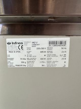 Vitrinas expositoras pastelería infrico