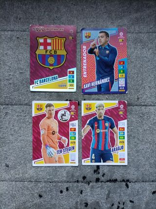 4 Cromos Adrenalyn XL Barça 22-23