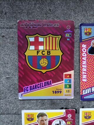 4 Cromos Adrenalyn XL Barça 22-23