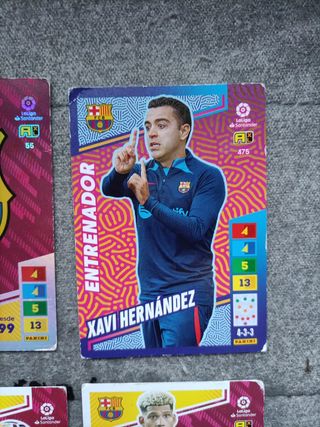 4 Cromos Adrenalyn XL Barça 22-23
