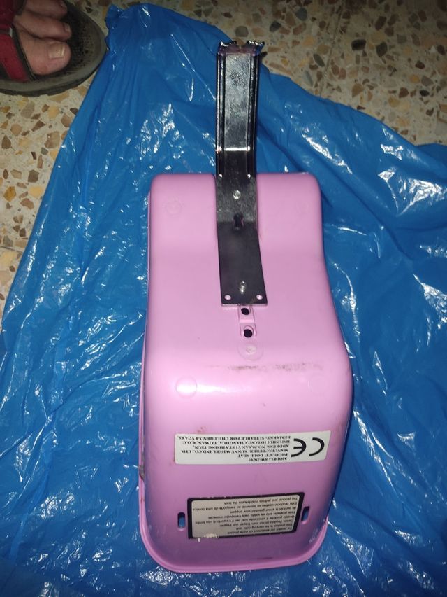 Sillín para muñecos niña rosa - Muñecas