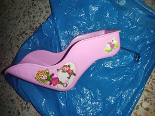 Sillín para muñecos niña rosa - Muñecas