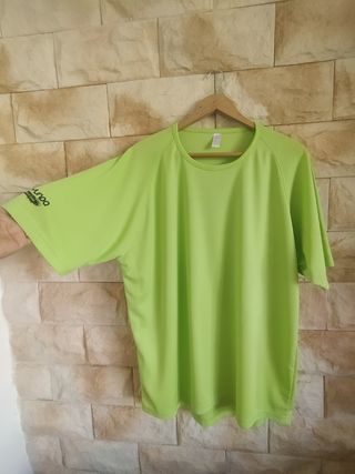 Camiseta técnica vintage verde XL