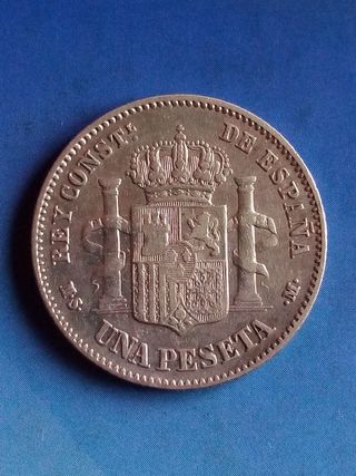 1 peseta 1882