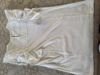 Blusa Naf Naf blanca - Talla L
