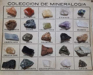 Colección de Mineralogía Vintage (24 muestras)