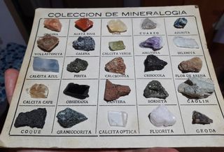 Colección de Mineralogía Vintage (24 muestras)