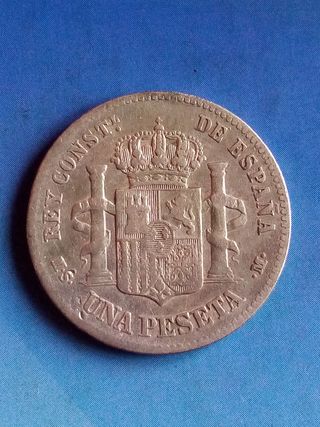 1 peseta 1883 