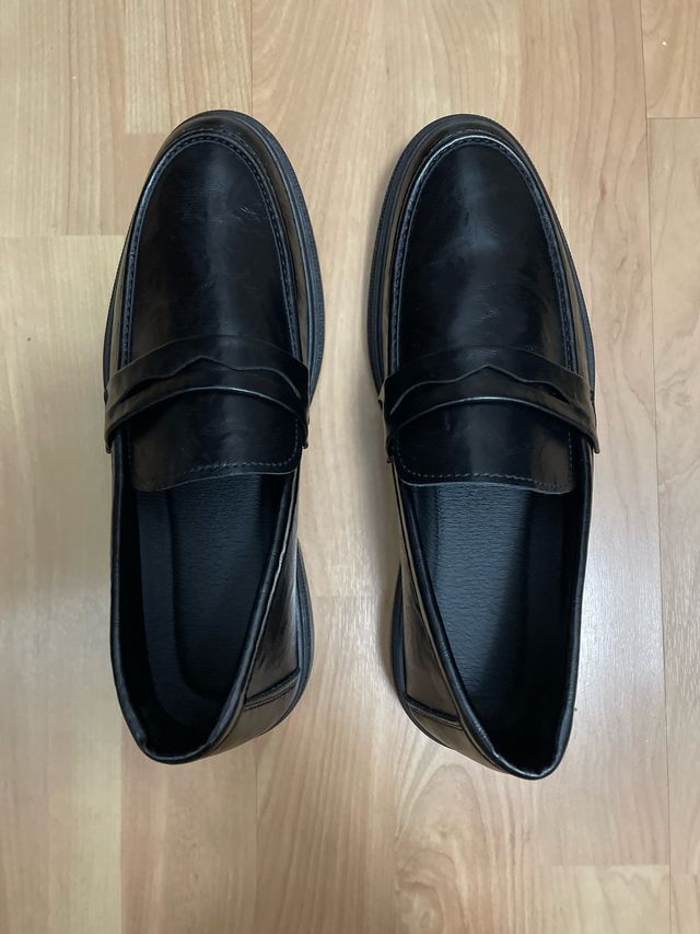 Mocassini Uomo Neri in pelle