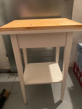 Lote 2 Mesas auxiliares vintage Mesa para cocina