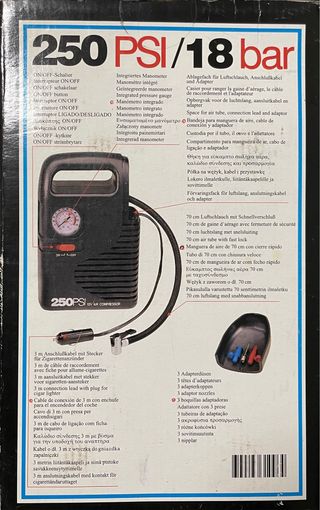 Compresor aire portatil para coche