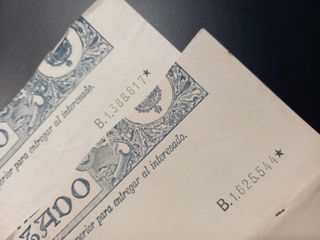 Lote antiguo Papel del Estado con sellos fiscales