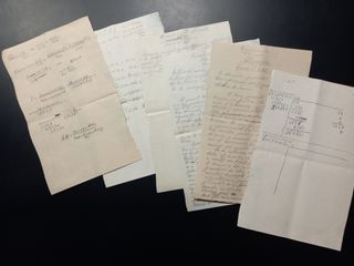 Lote antiguo Papel del Estado con sellos fiscales