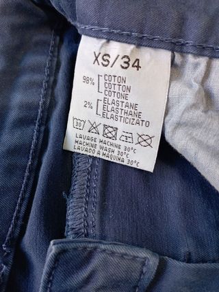 Pitillos azul marino XS