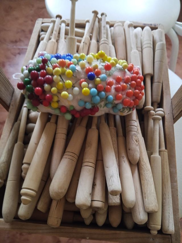 Bolillos de madera para bolillos