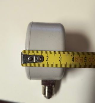 Manometro pressione WIKA 0/10 bar diam.50mm 1/4"