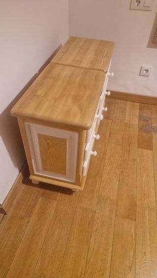 Mesillas madera maciza restauradas
