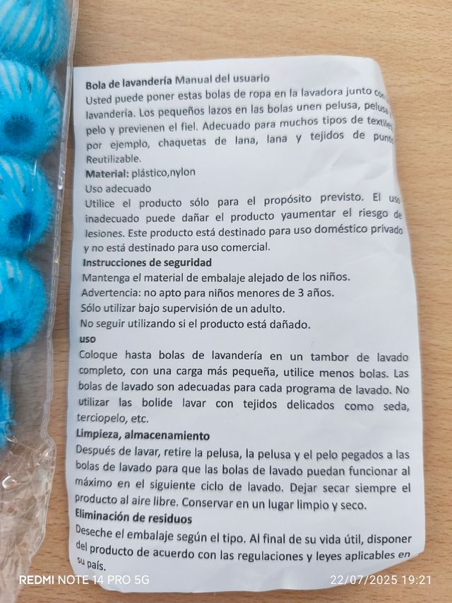 24 Bolas Quitapelos Lavadora